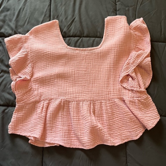Pink Ruffled Top - Picture 5 of 7